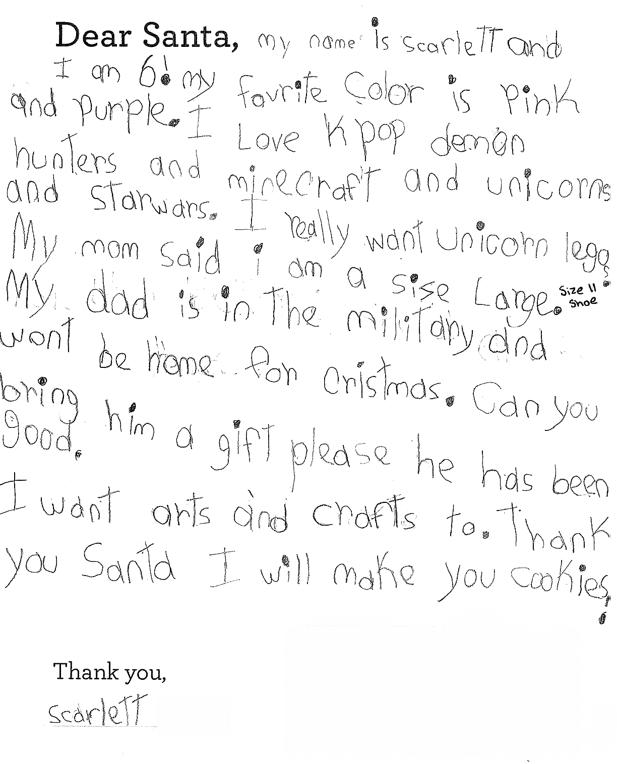 Every year, thousands of people write letters to Santa. The postal service removes personal details and posts the letters on their website, where individuals or groups can read the letters and choose one – or more – to adopt. (Photo/USPSoperationsanta.com)