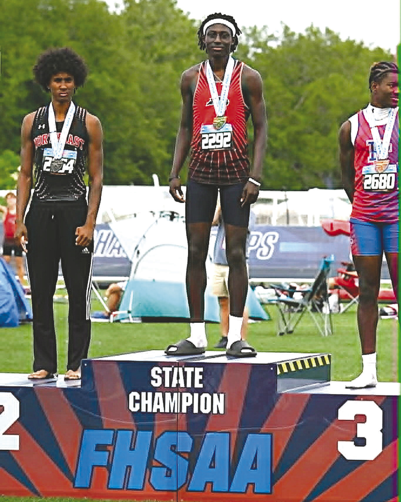 ALL-COUNTY TRACK - GHS state champ jumper Garcon was the best of the boys in ‘26