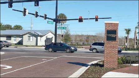 news-gazette Photo/brian mcbride The intersection at Lakeshore Boulevard and Neptune Road is now open.
