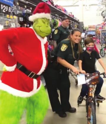 The Osceola County Sheriff’s Office participated in the locally time-honored tradition of Shop With a Cop on Dec. 1 at the St. Cloud Wal-Mart.