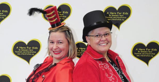 At the Oct. 16 A Hero For Kids “Real Heroes Don’t Wear Capes” annual gala, the local organization raised money for its efforts through the year to assist families, children, veterans and first responders.