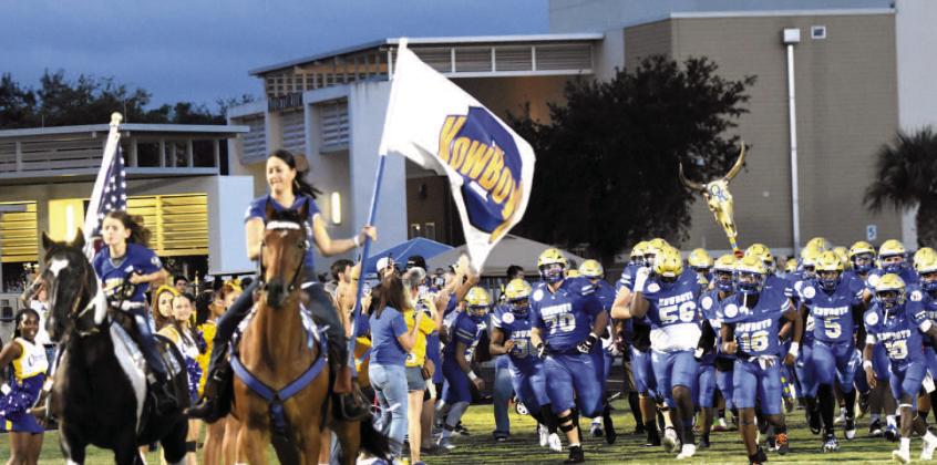 The Kowboys take the field.