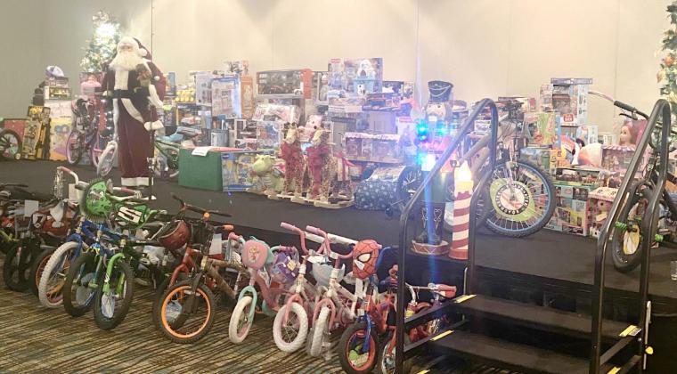 Some of the toys donated to the cause that will go to Osceola County's need children this Christmas.