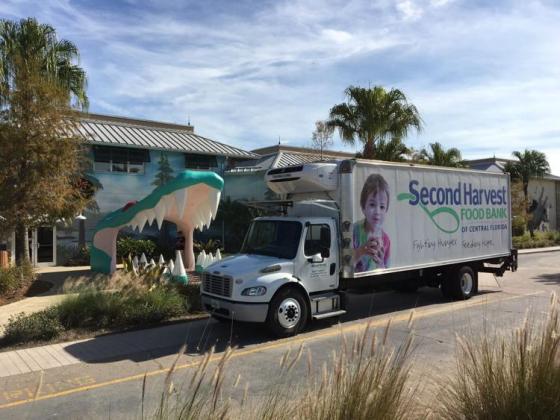 On Thursday, Dec. 12, between 6 a.m. and 1 p.m., the public is invited to stop by Gatorland to drop off their food donations.