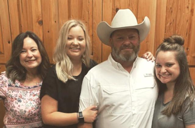 PHOTO PROVIDED BY SCOUT BAKER From left is Casey, Logan, Chris and Scout Baker.