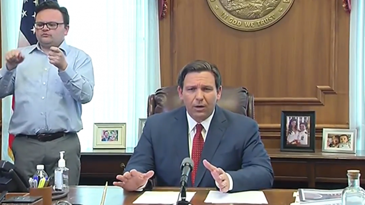 Gov. Ron DeSantis/Courtesty of WEARTV