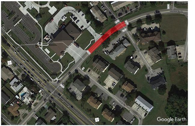 Here's a map of the Royal Palm Drive sewer project.