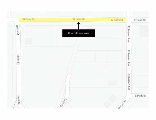 Bass Street project map