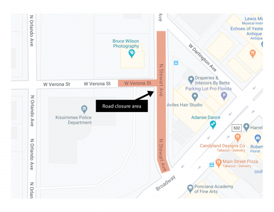 Map of sewer project