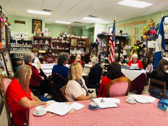 The Joshua Stevens DAR chapter holds a meeting at Kuppa Thyme Tea Room &amp; Gift Shop in St. Cloud.