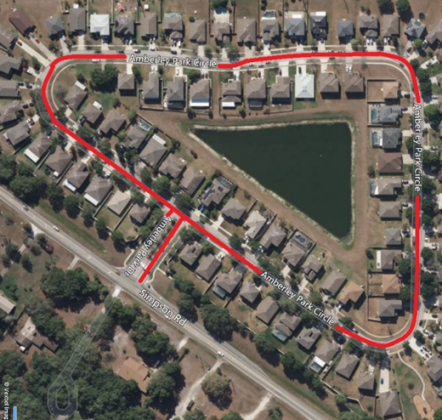 Map of BVL road project/Osceola County