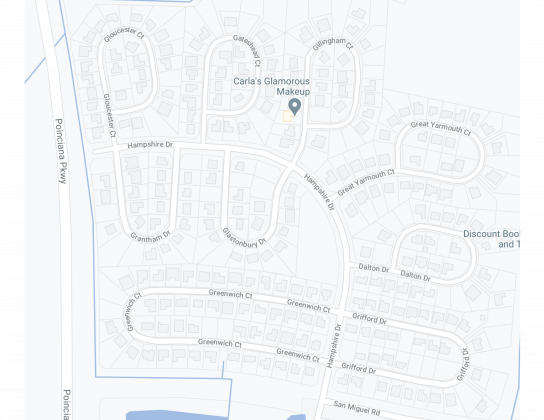 Hampshire Drive map