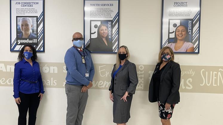 Goodwill Industries of Central Florida virtual job connection team.