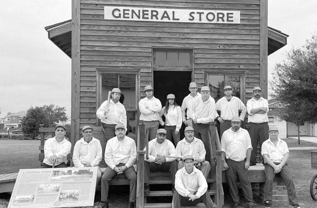 Vintage baseball team
