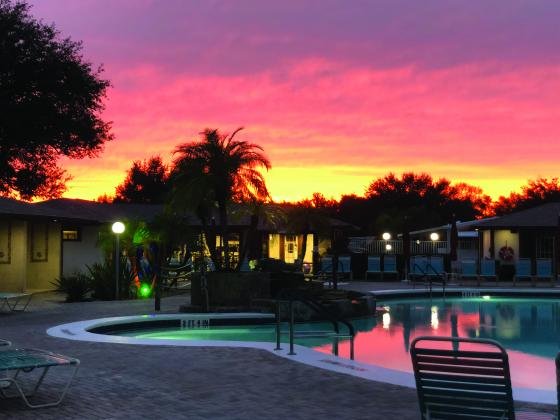 Sunset at Cypress Cove