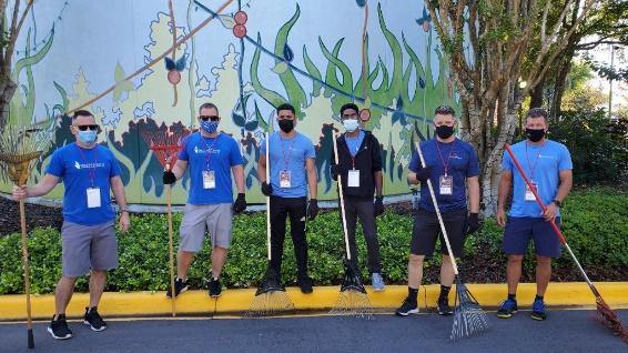 Realtors Care Committee members, Nick Shrouder, Justin Shrouder, Luis Vazquez, Shane Rampersaud, Rick Blodgett and Joe Johnson.