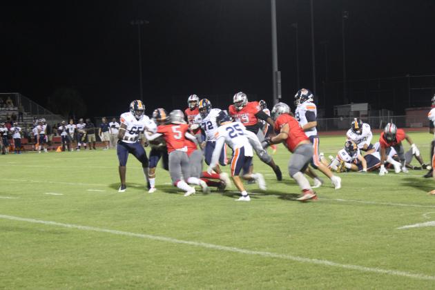 Tohopekaliga's steady ground game was enough to get the win Friday over Gateway. PHOTO/KEN JACKSON