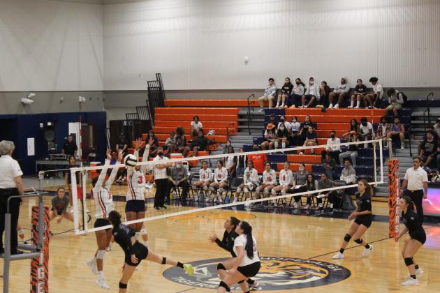 Tohopekaliga (in white) and Celebration will be in action at the District 7A-5 volleyball tournament next week. PHOTO/KEN JACKSON