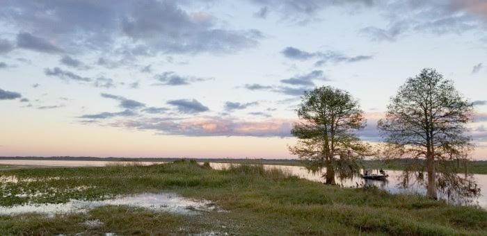 Sunrise over Lake Hatchineha in Polk County, a southern part of the Kissimmee Chain of Lakes. PHOTO/FWC