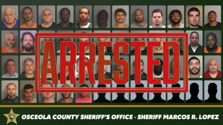 Forty-eight sexual offenders and predators were arrested for non-compliance, with 78 felony charges for failure to register and violation of sexual offender probation during Operation Squeaky Wheels. GRAPHIC/OSCEOLA COUNTY SHERIFF'S OFFICE
