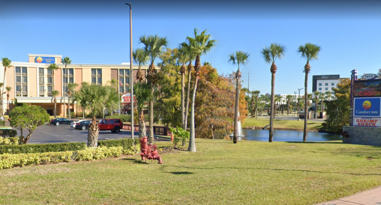Kissimmee’s rate of $145 per night is only outdone by four other metro areas this holiday season. GOOGLE MAPS
