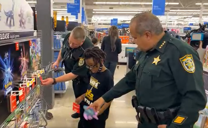 The Osceola County Sheriff’s Office participated in the locally time-honored tradition of Shop With a Cop on Dec. 1 at the St. Cloud Wal-Mart.