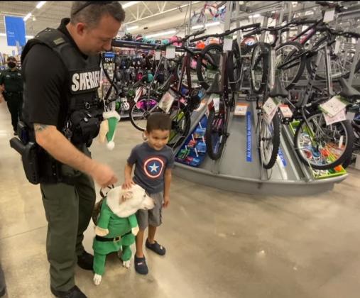 The Osceola County Sheriff’s Office participated in the locally time-honored tradition of Shop With a Cop on Dec. 1 at the St. Cloud Wal-Mart.