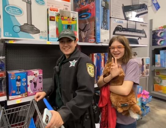 The Osceola County Sheriff’s Office participated in the locally time-honored tradition of Shop With a Cop on Dec. 1 at the St. Cloud Wal-Mart.