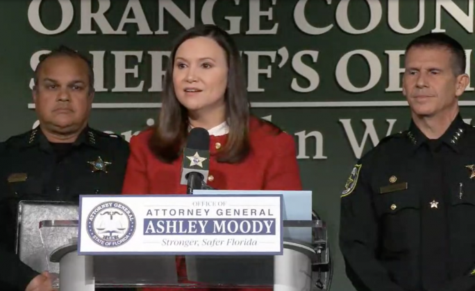 Osceola County Sheriff Marcos Lopez joined Florida Attorney General Ashley Moody and Orange County Sheriff John Mina Tuesday in the announcement of a new anti-human trafficking resource, the 2022 Online Safety Toolkit, focused on protecting children from predators who use apps, websites and technology online.