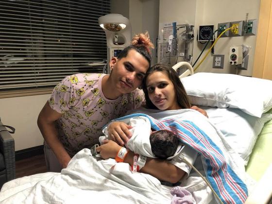 Melvin Rodriguez, born at 12:00:05 a.m. Saturday morning in Celebration, is the first birth of 2022 for AdventHealth. PHOTO/ADVENTHEALTH