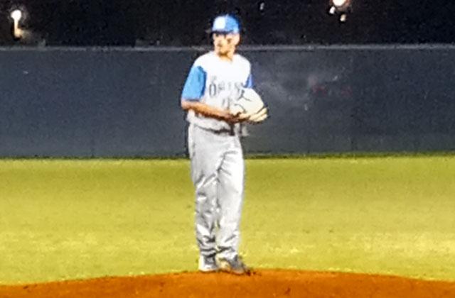 Osceola pitcher Carlos Negron struck out five and did not allow a hit in three innings, but the Kowboys faltered late in the game, dropping a 3-2 decision to Lake Nona. PHOTO/DAN PEARSON