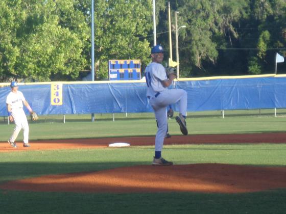 Osceola oitcher Carlos Negron got the start against Park Vista on Tuesday night. PHOTO/DAN PEARSON