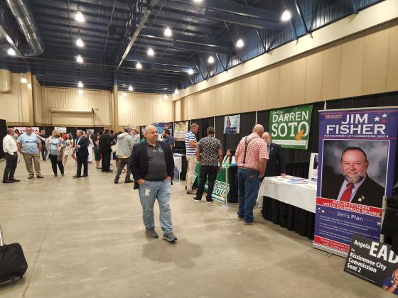 Candidates and voters got to meet face-to-face at Wednesday's Osceola Hob Nob. PHOTO/KEN JACKSON