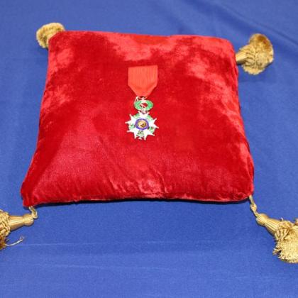 The French Knight of the Legion of Honor Medal PHOTO/TERRY LLOYD