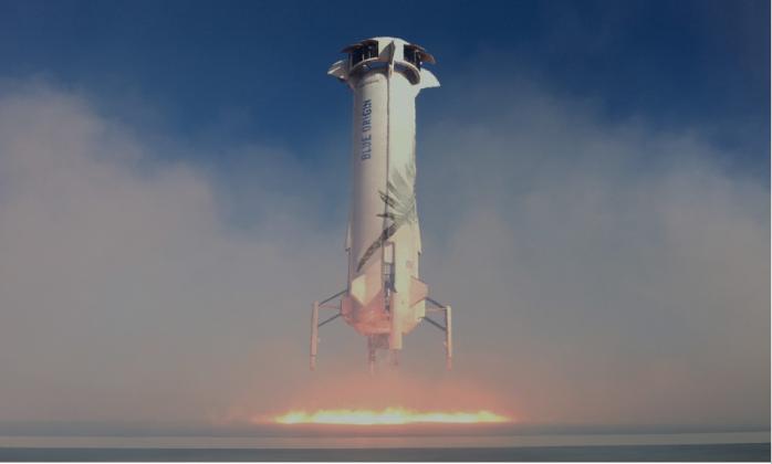 An experiment created by NeoCity Academy (Kissimmee) students is part of the payload scheduled to fly with the Blue Origin rocket Wednesday morning. PHOTO/BLUE ORIGIN