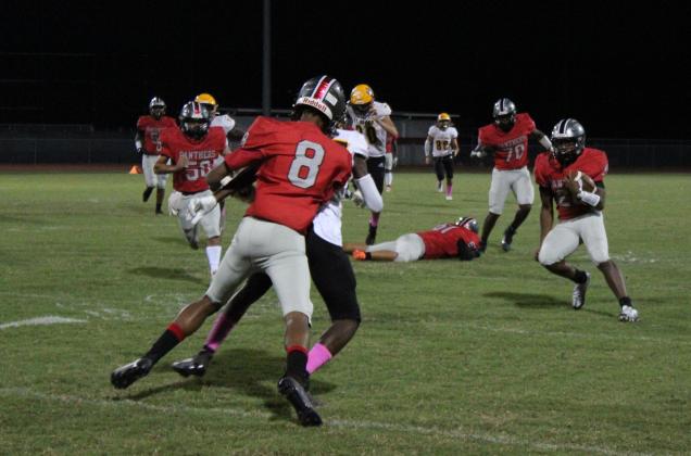 Gateway sophomore running back Josh Fuller has emerged as a weapon, gaining 120 yards in the Panthers’ last two games. PHOTO/KEN JACKSON