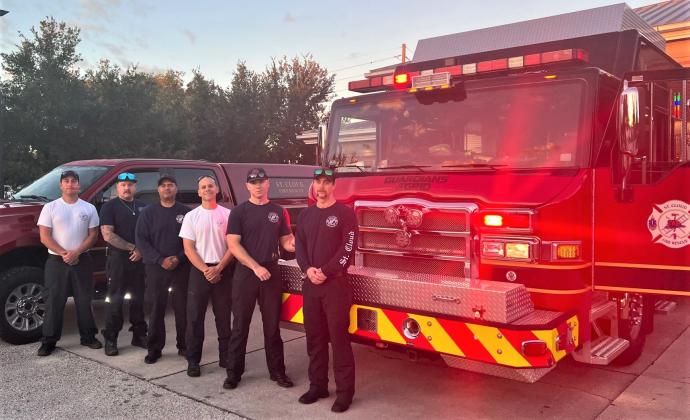St. Cloud Fire Rescue Department's strike team headed to Punta Gorda on Friday to assist the hardest hit areas of southwest Florida. PHOTO/CITY OF ST. CLOUD