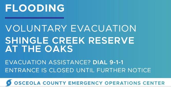 A new voluntary evacuation was called Saturday morning.