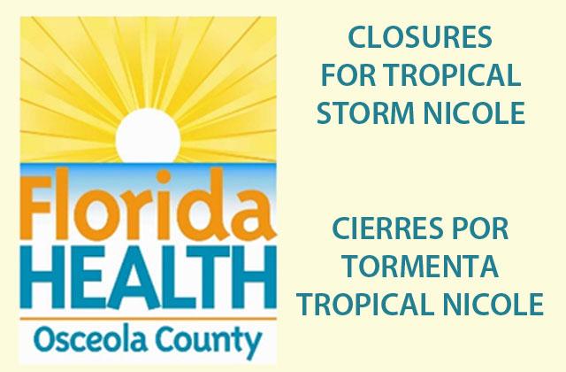 Florida Health Tropical Nicole