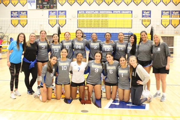 The Osceola Kowboys are regional volleyball champions for the first time; they host Saturday's Class 7A state semifinal. PHOTO/KEN JACKSON