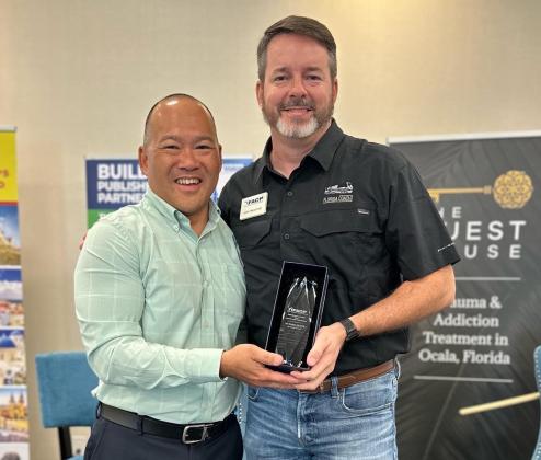 Osceola Chamber President/CEO John Newstreet was named the 2022 Chamber Executive of the Year for the state of Florida. PHOTO/THE OSCEOLA CHAMBER