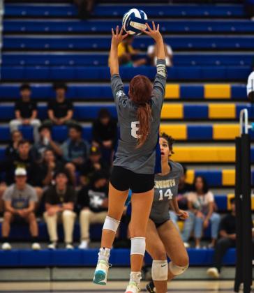 Osceola freshman Cate Palmi (9) and junior Alex Liggeri (8) are the Osceola News Gazette’s Co-Players of the Year. The duo led Osceola (26-5) to a regional championship and a Class 7A state semifinal appearance. PHOTOS/JOSH PALMI, OSCEOLA HIGH