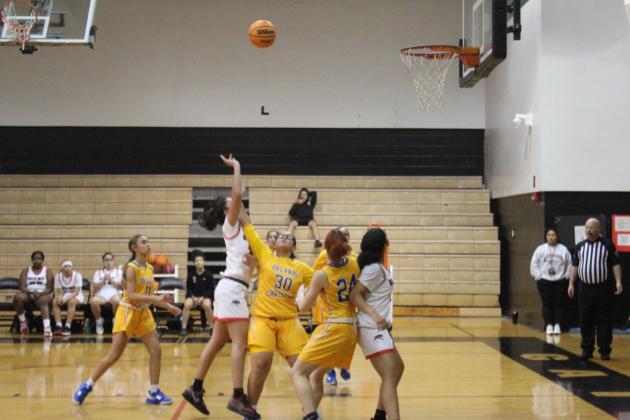 Gateway center Malayna Stevenson puts up a shot in the lane in Tuesday's 57-41 win over Orlando Christian Prep. PHOTO/KEN JACKSON