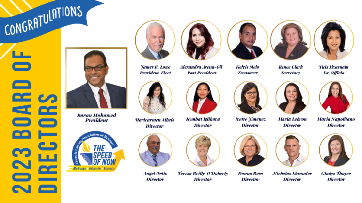 The Osceola County Association of REALTORS® has installed its 2023 Board of Directors. GRAPHIC/OSCAR