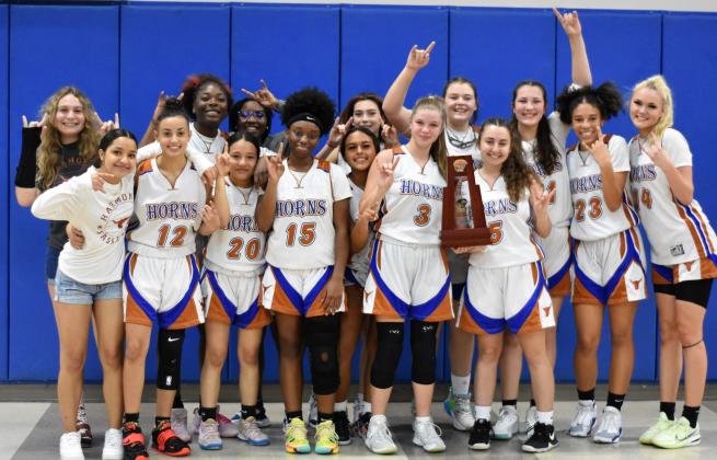 The District 7A-5 champion Harmony Longhorns. PHOTO/KATIE WILLIAMS