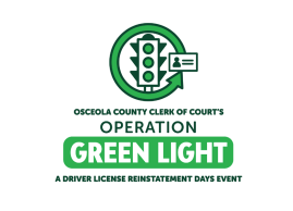 Osceola Clerk of Court Kelvin Soto (at right) and his staff stand ready to assist Osceola residents with unpaid fees save money through Operation Green Light starting Saturday.