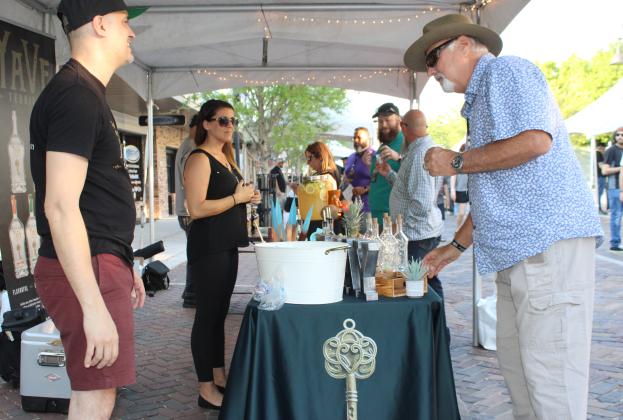 Joe Cruz and the crew of YaVe Tequila traveled from New York City specifically for Whiskey in the Cloud. PHOTO/TERRY LLOYD