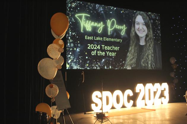 Congratulations to Osceola County School District Teacher of the Year, Tiffany Perry. PHOTO/KEN JACKSON