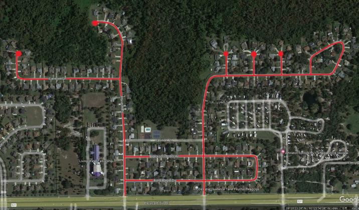 Streets in residential areas along Pleasant Hill Road are tentatively scheduled for resurfacing.
