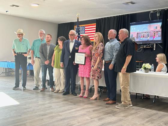 St. Cloud Mayor Nathan Blackwell officially recognized the month of May as Historical Preservation Month for the City of St. Cloud at Monday’s first Historic Preservation Award ceremony. PHOTO/MING HENRY